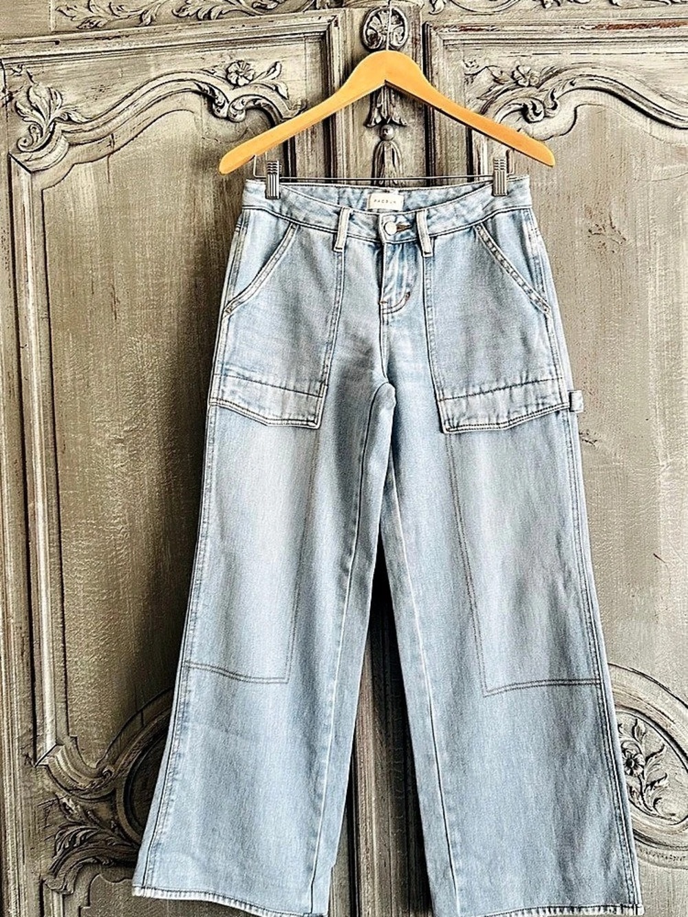Pacsun Casey Low Rise Baggy Jeans Light Indigo Jeans Blue XS